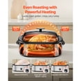 thumbnail image 3 of KFFKFF Roaster Oven, 22QT Electric Roasting Pan, 150-450℉ Adjustable Temperature Multifunctional Electric Roaster Oven with Self-Basting Lid, 3 of 9