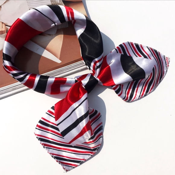Head Scarf for Women Fashion Women Square Scarf Wraps Scarves Ladies Printed Kerchief Neck Scarf