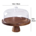 thumbnail image 3 of EGNMCR Tools&Home Improvement Cake Tray Wood Sum Display Rack With Transparent Acrylic Cover For Dessert Dishs Dustproofs Glass Cover Display rack, 3 of 7