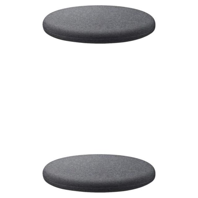 Baohd Chair Cushion Soft Comfortable And Skin Friendly Wide Application Round Cushion dark grey 40cm 2Set