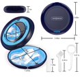 thumbnail image 3 of Retainer Case, Slim Aligner Case with Adjustable Vent Holes and Mirror, Compatible with Invisalign, Night Guard and Mouth Guard, Premium Retainer Case, With Aligner Remover Tool, Chew & Brush, 3 of 6