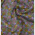 thumbnail image 1 of Soimoi Green Rayon Fabric Shells Ocean Print Sewing Fabric Yard 56 Inch Wide, 1 of 6