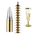 thumbnail image 2 of 12PCS Champagne Flute Creative Disposable Plastic Wedding Cup Champagne Glass, 2 of 6