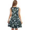 thumbnail image 4 of Ovzne Robes d'Été pour Femmes 2025 Robe de Plage Robe Décontractée pour Femme Dégradé Sans Manches Col Ras du Cou Robe à Imprimé Robe pour Femmes Imprimée Liquidation, 4 of 5