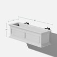 thumbnail image 2 of Veradek Brixton Railing Window Box 36" Planter 2 Pack Grey, 2 of 10