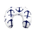 thumbnail image 1 of Ergonomic Navy Blue Large Anchor Nursing Pillow, #1pcs037fp, 1 of 3