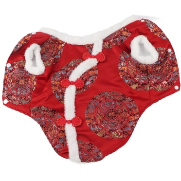 Dog Clothes,Dog Tang Suit Chinese Pet Warm Suit Dog Tang Suit Tailored for Perfection