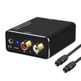 thumbnail image 1 of Digital to Analog Audio Converter,DAC Digital SPDIF Optical to Analog L/R RCA & 3.5Mm AUX Stereo Audio Adapter, 1 of 9