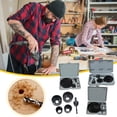 thumbnail image 4 of Leutsin Woodworking Hole Saw Set Woodworking Hole Opener Electric Drill Accessories, 4 of 8