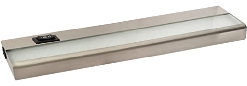 Amax Lighting Lumière Led sous Barre d'Armoire 12X3.5 Nickel