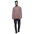 thumbnail image 1 of Atasi Kurta Décontractée Imprimée à Col Chinois Chemise Ethnique Kurta Courte pour Homme Tunique, 1 of 5