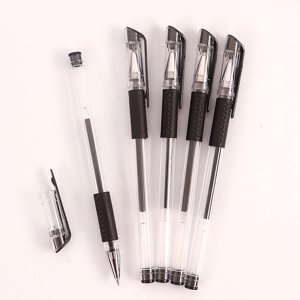 LLC Stylo Gel 0.5mm Tip Slim Contour stylos d'encre Interchangeable Recharge Fine Point stylos de bureau Gel Pen pour l'école de bureau étudiant