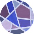 thumbnail image 1 of Ahgly Tapis d'Intérieur Lavable en Machine Carré Transitionnel Violet Améthyste Violet, 3 Pieds Carré, 1 of 7
