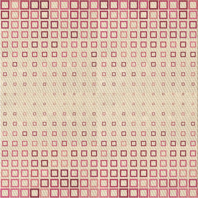 Ahgly Company Machine Washable Indoor Square Transitional Sunrise Orange Area Rugs, 4' Square