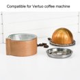 thumbnail image 4 of Capsules de Café Rechargeables, Trousse de Capsules Réutilisables Facile à Nettoyer avec Cuillère et Brosse pour Machine à Café Vertuo, 4 of 7