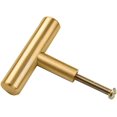thumbnail image 4 of Jinsinto Poignée de Porte de Tiroir 8 Pcs Boutons de Tiroir à un Seul Trou Rond Poignées d'Armoire à un Seul Trou Poignée en T en Métal pour Armoire Armoire Tiroir Armoire de Cuisine (Or, 50 mm), 4 of 5