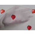thumbnail image 4 of oneOone Tissu Popeline de Coton Imprimé Fraise au Mètre 42 Pouces de Large, 4 of 4