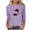 Purple, variant on BLVB Womens Christmas 3/4 Sleeve Crew Neck T-Shirts Red Cup Graphic Tee Tops Winter Holiday Family Party Matching Tops