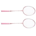 thumbnail image 2 of Badminton Rackets, Badminton Rackets Set Professional Pink Separate Racket Body  For Beginner, 2 of 8