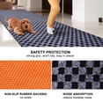 thumbnail image 2 of ANTPOP Runner Rug Outdoor Hallway Carpet Runners Non Slip Area Rugs Entrance Mat Indoor for Entryway Kitchen 2'x12',Checkred Gray, 2 of 7