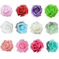 thumbnail image 2 of Braveheart 50pcs Artificial Bionic Flowers PE Foam Fake Lifelike Roses Wedding Egagement Decorations, 2 of 9