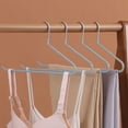 thumbnail image 4 of Z Shaped Pants Hanger | Heavy Duty Iron Clothes Rack | Non Slip, Space Saving Closet Storage Organizer | One-Side Opening Design | Traceless Anti-Slip | 36.5x14.5x1cm | Multi Use, Lasting, Wet or Dry, 4 of 6