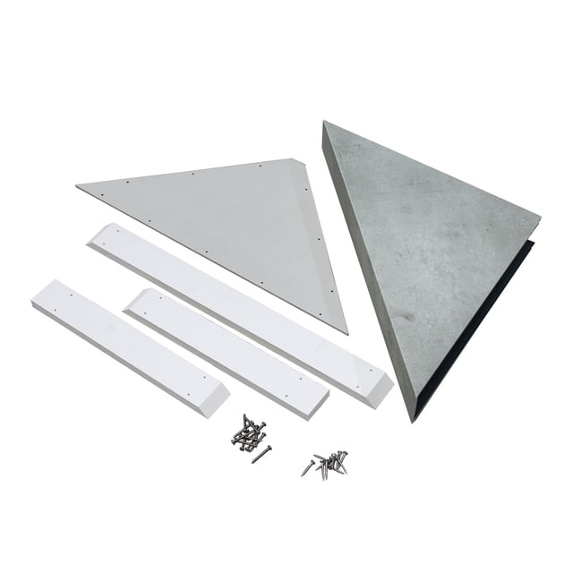 PALISADE Shower Bench in Frost Nickel