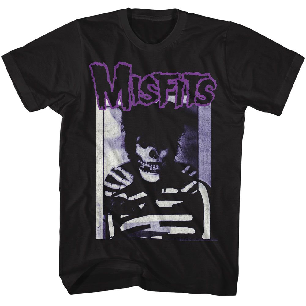 Misfits Skeleton Black Adult T-Shirt 2Xl