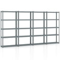 thumbnail image 1 of Costway 4 PCS 5-Tier Heavy Duty Storage Shelf Storage Utility Rack Shelf with Anti-tipping Device Grey, 1 of 10