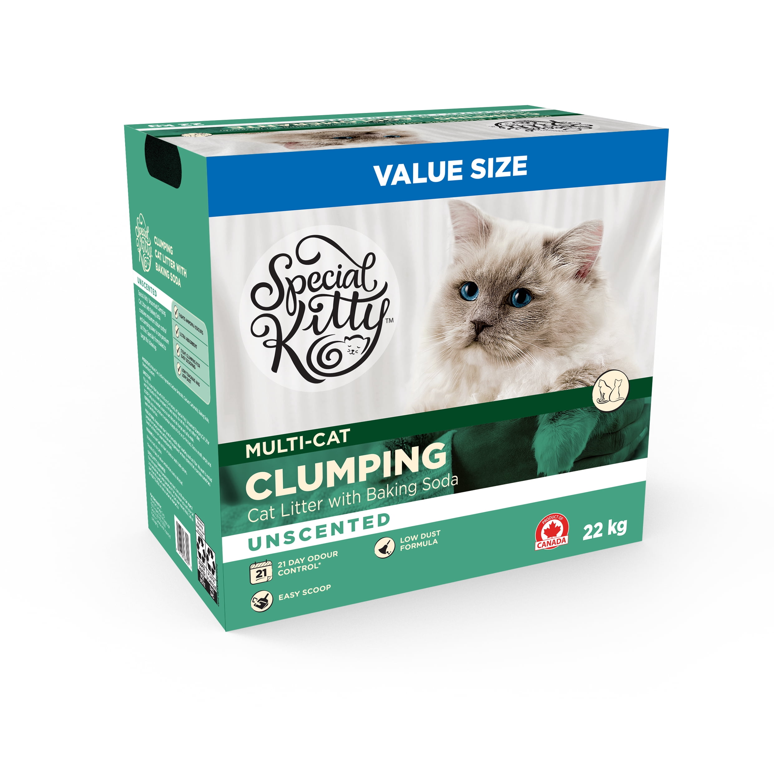 Special Kitty Clumping Cat Litter Fresh Scent with Baking Soda 22 kg Box