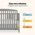 thumbnail image 4 of Dream On Me Odelle 5 in 1 Convertible Crib, Sea Grass, 4 of 9
