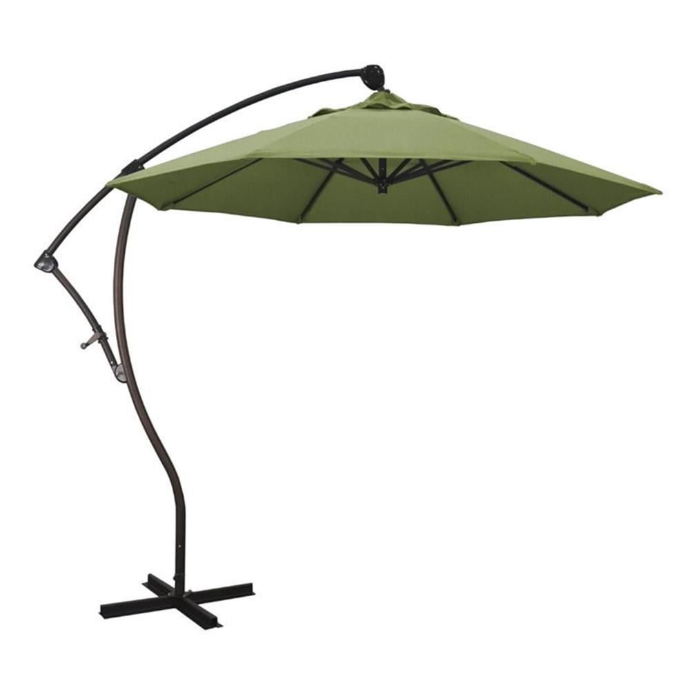 California Umbrella Parasol Déporté de 9 Pieds en Spectrum Cilantro