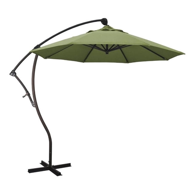 California Umbrella Parasol Déporté de 9 Pieds en Spectrum Cilantro