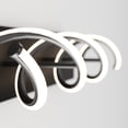 thumbnail image 3 of Artika DNA Modern LED Bathroom Vanity Light Fixture, Black, 3 of 5
