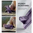 thumbnail image 4 of Dexnor for Samsung Galaxy S24 Case with Built-in Slide Camera Cover & Screen Protector & Kickstand, Heavy-Duty Shockproof Rugged Case Full-Body Bumper Protective Cover for Galaxy S24 2024, Purple, 4 of 7