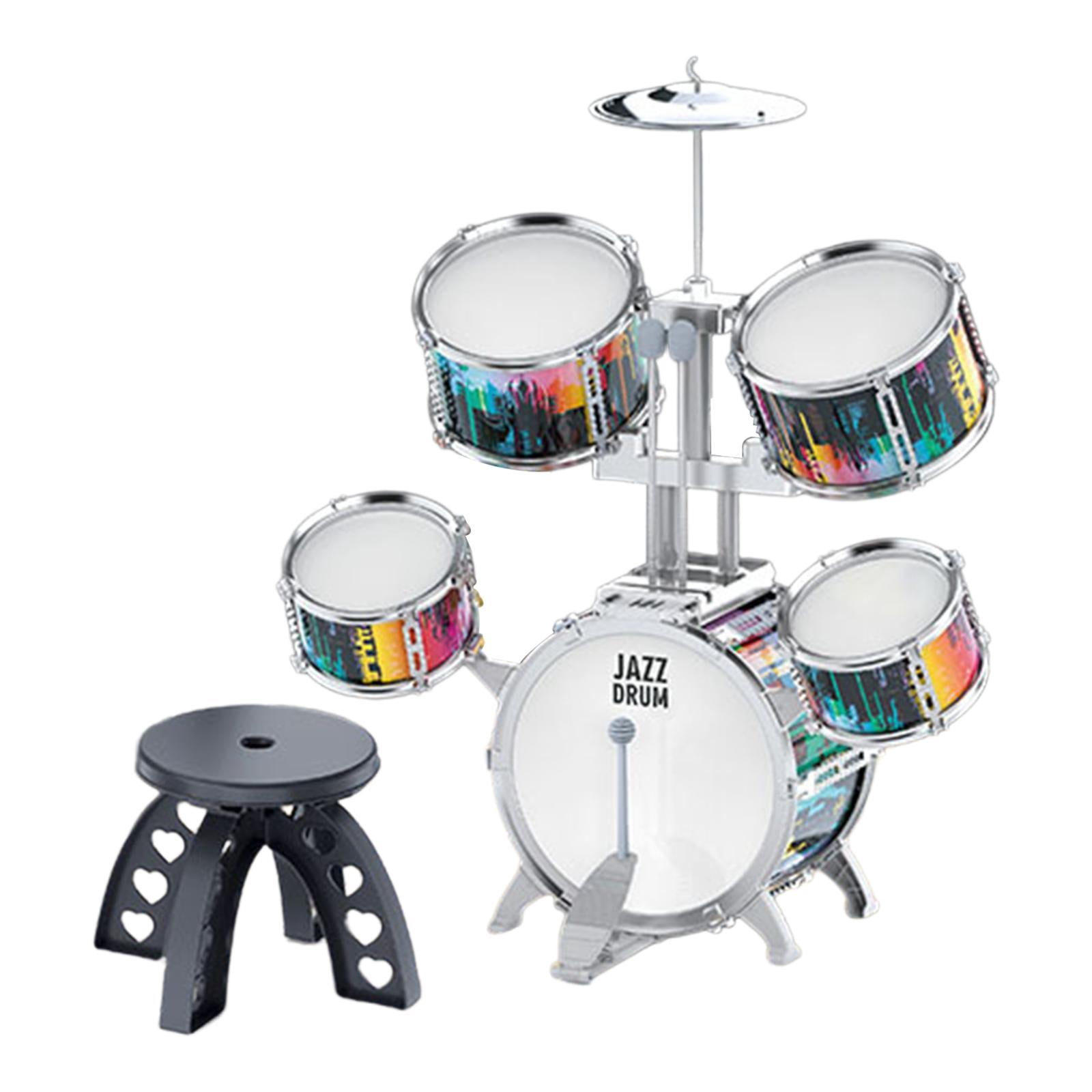 HILABEE Beginner Kids Drum Set Music Enlightenment for Child Party Stage