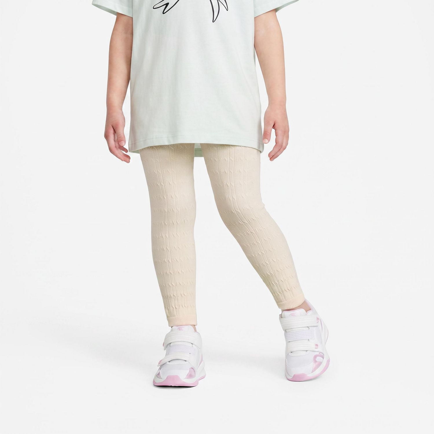 George Girls' Cable Knit Seamless Legging