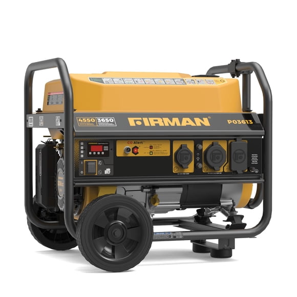 FIRMAN 4450/3550 Watt 120V Recoil Start Gas Portable Generator with CO alert system