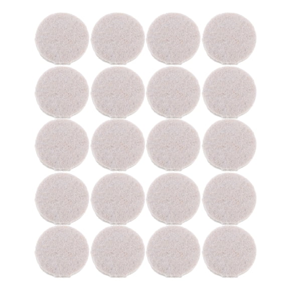 24Pcs Non-Slip Furniture Pads for Hardwood Floors Self-Adhesive Felt Chair Leg Protectors Round Felt Pads for Table Feet Anti-Scratch Floor Protectors Chair Leg Pads Light Grey