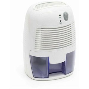 Déshumidificateur 1.3l réservoir pour chambres jusqu'à 20m2 Effet Peltier Blanc Arrêt automatique-zhuoxuan