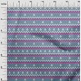 thumbnail image 2 of oneOone Tissu Popeline Sergé Coton Bio Chevron Ikat Décor Tissu Imprimé BTY 42 Pouces de Large, 2 of 4