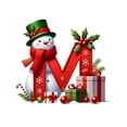 thumbnail image 2 of Bdday 26 Letters Christmas Tree Decoration Pendant Christmas Tree Ornaments Personalized DIY Christmas Ornaments Christmas Decoration Xmas Tree Hanging Decor Feature, 2 of 4