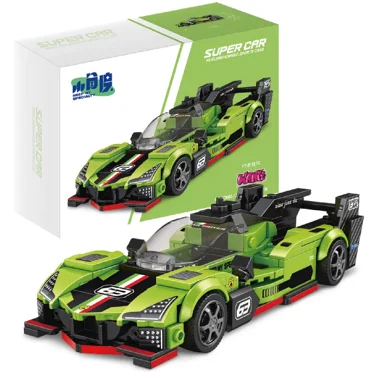 11 Types Speed Champions Car Hypercar Building Blocks MOC Construction Bricks Famous Sport Vehicle Toys Gift For Children Kids,SC63,No box bagged