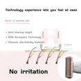 thumbnail image 4 of CNKOO Tondeuse et Rasoir pour le Corps Impeccable Rechargeable Bikini pour Femmes Blanc/or Rose, 4 of 8