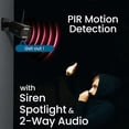 thumbnail image 3 of OSI Wi-Fi Security Spotlight 4MP Bullet Camera Indoor-Outdoor - 6 LED, 2-way talk, Human Ai Detection, Siren, App Notification, Alexa & Google Assistant, Remote View, 3 of 12