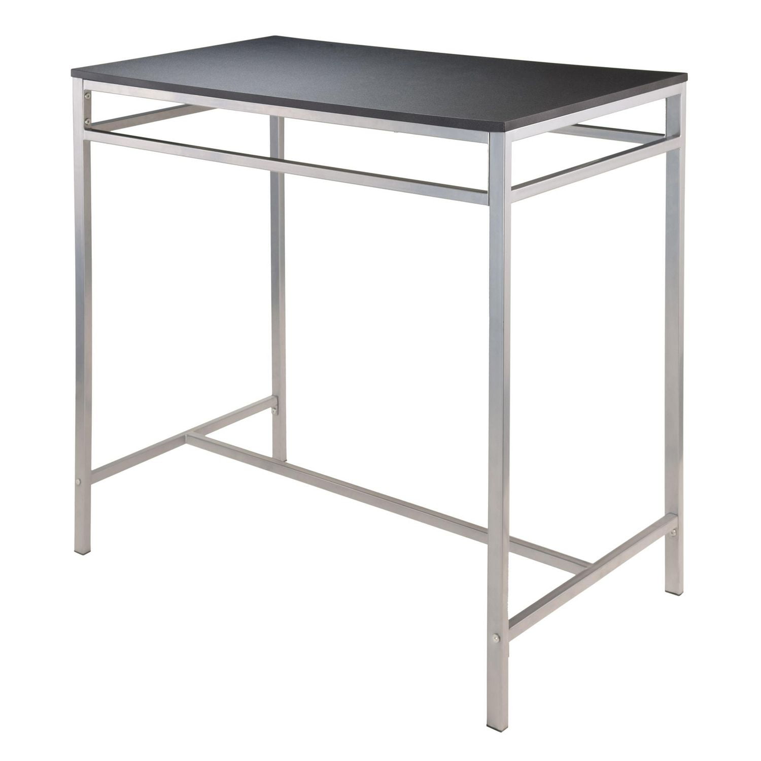Table haute Hanley 3 pièces avec 2 tabourets à dossier haut de Winsome - 93336
