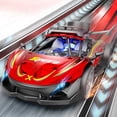 thumbnail image 2 of High-Speed 1:18 Scale RC Drift Car, 2.4G Remote Control Racing Toy with Cool LED Lights, Rechargeable Battery, Durable ABS Body for Boys & Girls Age 4-12, 2 of 8