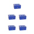 thumbnail image 1 of ZheElen Lightweight Portable Metal Money Box - Cash Safe And Organized Easy To Money Box With Double Layer blue 5Set, 1 of 6