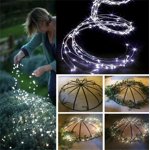 Chmadoxn 200 LEDs String Lights With 10 Strands Copper String Lights Bunch Lights Plastic lighting fixtures