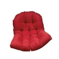 thumbnail image 1 of jinwen Coussin de Chaise Hamac Maison Jardin Remplacement Matelas de Chaise 120x80cm Rouge, 1 of 9